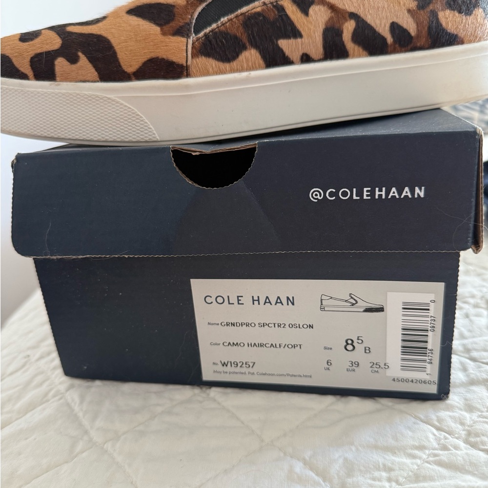Cole Haan Women's Tan and Black Slip-On Sneakers - Picture 4 of 4